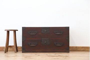アンティーク家具　古民具・骨董　時代箪笥ローボード(ローチェスト)