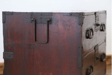アンティーク家具　古民具・骨董　時代箪笥ローボード(ローチェスト)