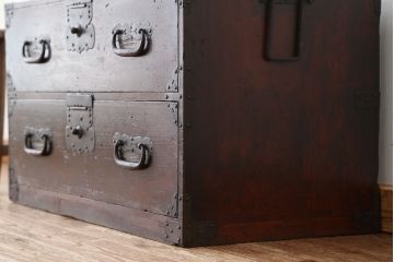 アンティーク家具　古民具・骨董　時代箪笥ローボード(ローチェスト)