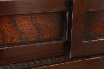 アンティーク家具　重厚!昇り引き出し付き六尺水屋箪笥(食器棚、収納棚)