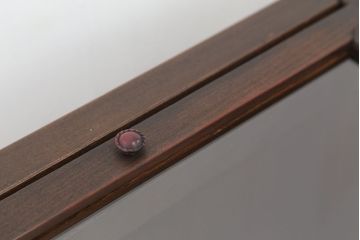 アンティーク家具　アンティーク　古いタバコ屋の鉄脚ガラスケース(ショーケース)