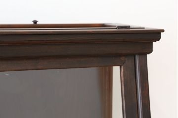 アンティーク家具　アンティーク　古いタバコ屋の鉄脚ガラスケース(ショーケース)