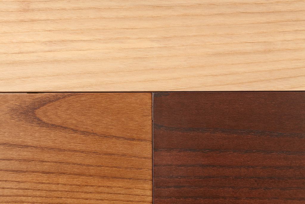 アンティーク雑貨　アンティークな雰囲気!　ホワイトアッシュ材のブラックアイアンステー壁面飾り棚(小)(色=ダークブラウン)(1)