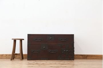 アンティーク家具　古民具・骨董　時代箪笥ローチェスト?(ローボード)