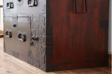 アンティーク家具　古民具・骨董　時代箪笥ローチェスト?(ローボード)