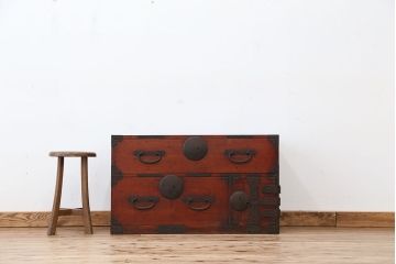 アンティーク家具　古民具・骨董　時代箪笥ローチェスト?(ローボード)