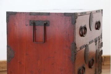 アンティーク家具　古民具・骨董　時代箪笥ローチェスト?(ローボード)
