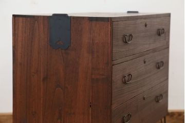 アンティーク家具　アンティーク　鉄脚ローチェスト?(ローボード)