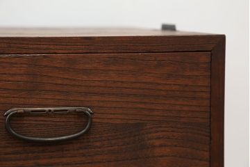 アンティーク家具　アンティーク　鉄脚ローチェスト?(ローボード)