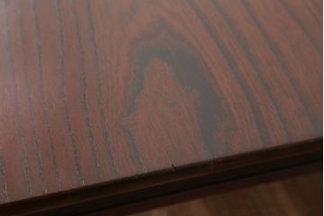 アンティーク家具　古民具・骨董　天板一枚板!古い欅材の座卓(テーブル・机)(3)