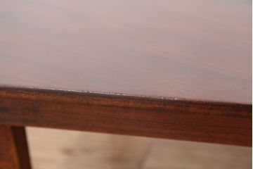 アンティーク家具　古民具・骨董　天板一枚板!古い欅材のちゃぶ台(テーブル・作業台)