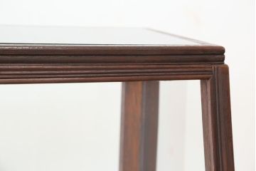 アンティーク家具　アンティーク　素敵なデザイン!古いタバコ屋の台形ガラスケース
