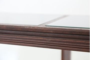 アンティーク家具　アンティーク　素敵なデザイン!古いタバコ屋の台形ガラスケース
