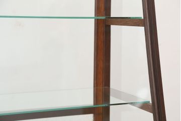 アンティーク家具　アンティーク　素敵なデザイン!古いタバコ屋の台形ガラスケース