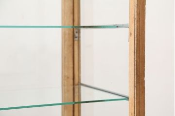 アンティーク　古い雑貨屋のレトロなガラスケース(ショーケース)