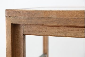 アンティーク　古い雑貨屋のレトロなガラスケース(ショーケース)