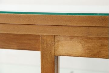 レトロ家具　アンティーク　レトロな引き出し付きガラスケース(ショーケース)