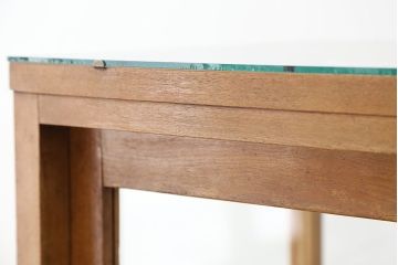 レトロ家具　アンティーク　レトロな引き出し付きガラスケース(ショーケース)