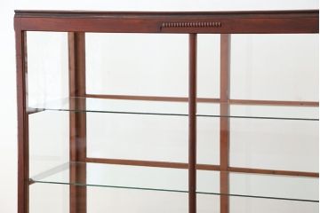 アンティーク　古い雑貨屋の大振りなガラスケース(ショーケース)