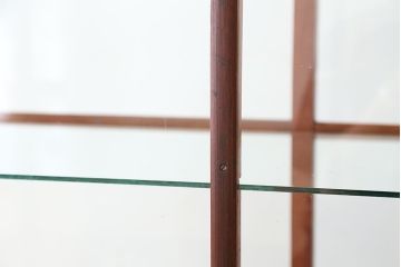 アンティーク　古い雑貨屋の大振りなガラスケース(ショーケース)