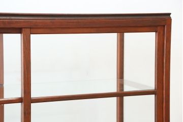 アンティーク　古い雑貨屋の大振りなガラスケース(ショーケース)