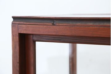 アンティーク　古い雑貨屋の大振りなガラスケース(ショーケース)