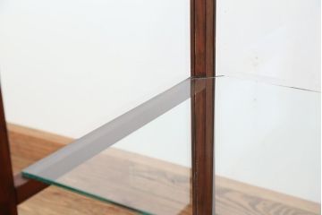 アンティーク　古い雑貨屋の大振りなガラスケース(ショーケース)