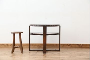 アンティーク家具　アンティーク　丸型テーブル(カフェテーブル)