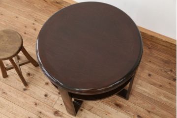 アンティーク家具　アンティーク　丸型テーブル(カフェテーブル)
