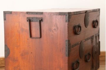 アンティーク家具　古民具・骨董　古いお家の時代箪笥ローボード?(ローチェスト)