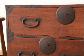 アンティーク家具　古民具・骨董　古いお家の時代箪笥ローボード?(ローチェスト)