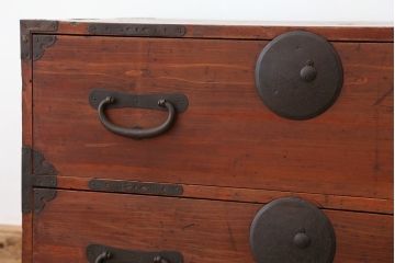 アンティーク家具　古民具・骨董　古いお家の時代箪笥ローボード?(ローチェスト)