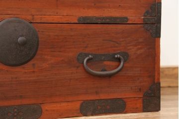 アンティーク家具　古民具・骨董　古いお家の時代箪笥ローボード?(ローチェスト)