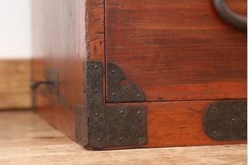 アンティーク家具　古民具・骨董　古いお家の時代箪笥ローボード?(ローチェスト)
