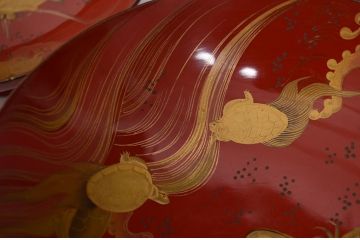 アンティーク雑貨　大正〜昭和初期!古い蒔絵の木製お椀など　16点(漆器)