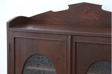 アンティーク家具　アンティーク　素敵なデザイン!大正ロマン　上質な本箱(収納棚)