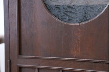 アンティーク家具　アンティーク　素敵なデザイン!大正ロマン　上質な本箱(収納棚)