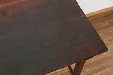 アンティーク家具　アンティーク　素敵な雰囲気!古い木の使い込まれた作業台(テーブル、机)
