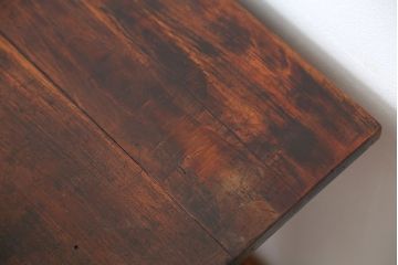 アンティーク家具　アンティーク　素敵な雰囲気!古い木の使い込まれた作業台(テーブル、机)