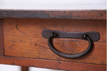 アンティーク家具　アンティーク　素敵な雰囲気!古い木の使い込まれた作業台(テーブル、机)
