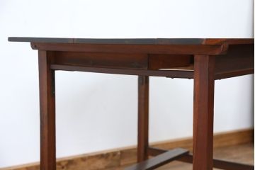 アンティーク家具　アンティーク　素敵な雰囲気!古い木の使い込まれた作業台(テーブル、机)
