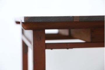 アンティーク家具　アンティーク　素敵な雰囲気!古い木の使い込まれた作業台(テーブル、机)