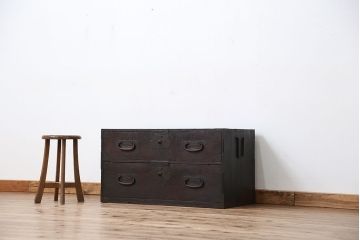 アンティーク家具　古民具・骨董　時代箪笥ローボード(ローチェスト)