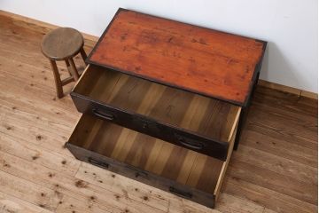 アンティーク家具　古民具・骨董　時代箪笥ローボード(ローチェスト)