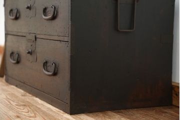 アンティーク家具　古民具・骨董　時代箪笥ローボード(ローチェスト)