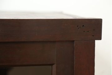 アンティーク家具　アンティーク　味わい深いシックな収納棚(飾り棚、食器棚)