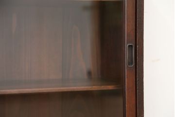 アンティーク家具　アンティーク　素敵なデザイン!古い木の鉄脚収納棚