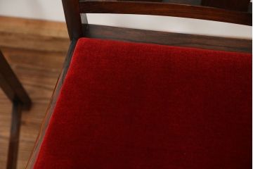 アンティーク家具　イギリスアンティーク　彫刻!オーク材ダイニングチェア　2脚セット(英国・椅子)
