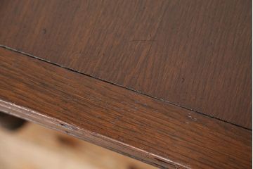 ヴィンテージ家具　イギリスビンテージ　シンプルなドローリーフテーブル(エクステンションテーブル)