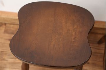 中古　飛騨産業　キツツキマーク　スツール2脚セット